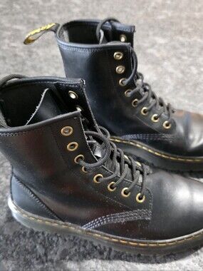 Dr. Martens Women's 8-Eye Lace-Up Platform Boot - Black